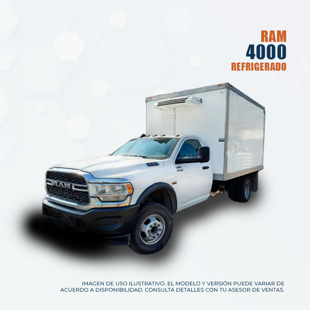Renta de autos RAM 4000 Caja Seca Refrigerada en Monterrey